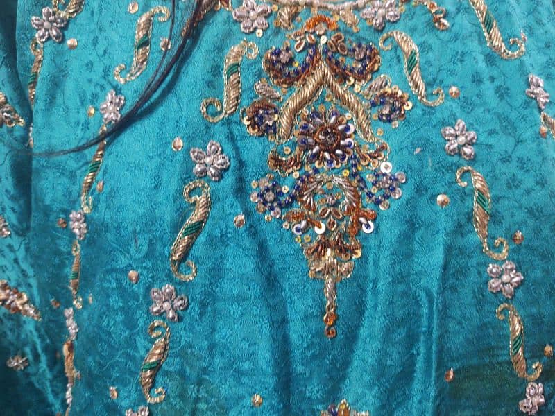 beautiful bridal lahenga suit used only in 2 time new condition 8