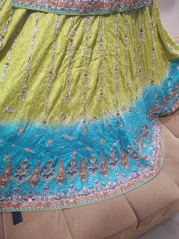 beautiful bridal lahenga suit used only in 2 time new condition 10