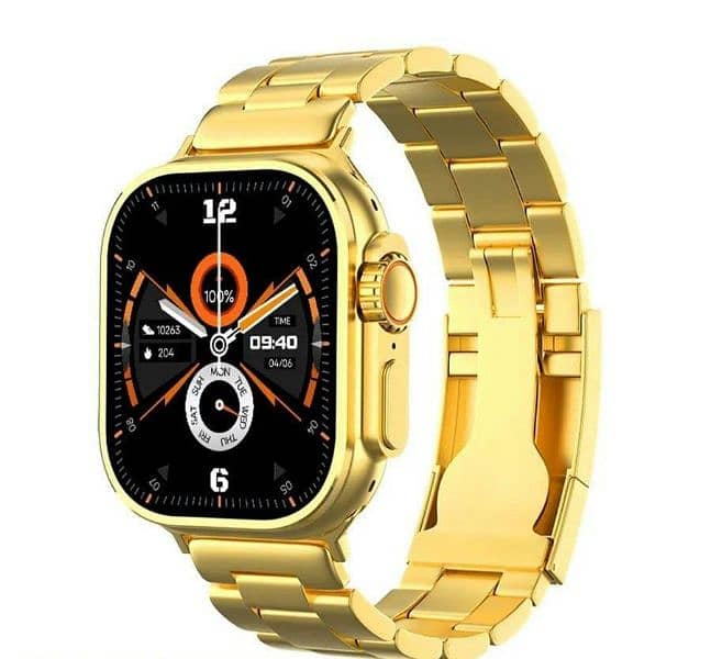 golden colour watch 0