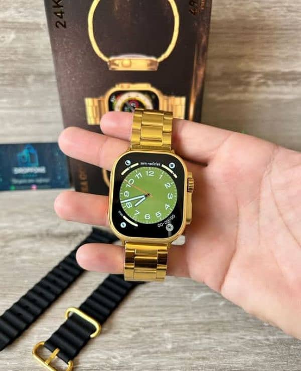 golden colour watch 3