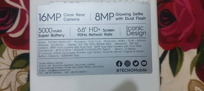 tecno spark 10c 16