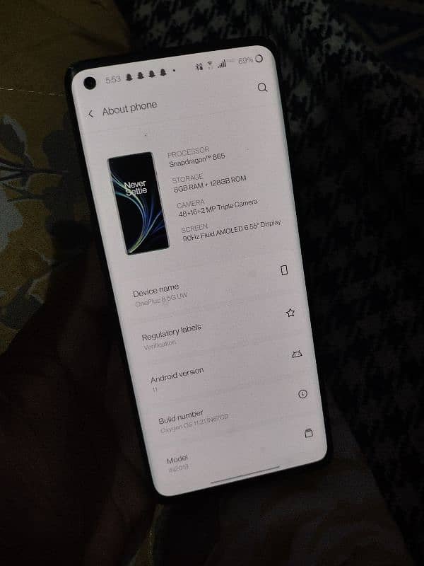 oneplus 8 5g uw 0