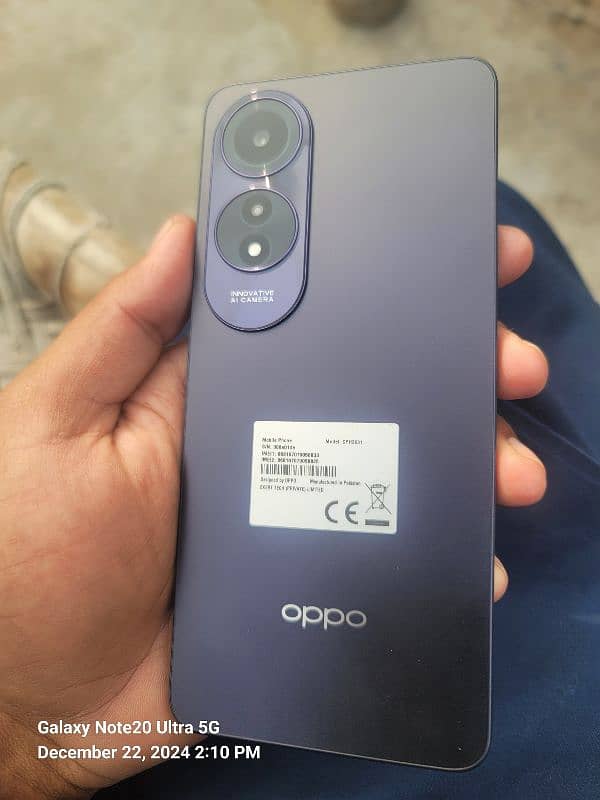 Oppo A60  0325 6896551 3