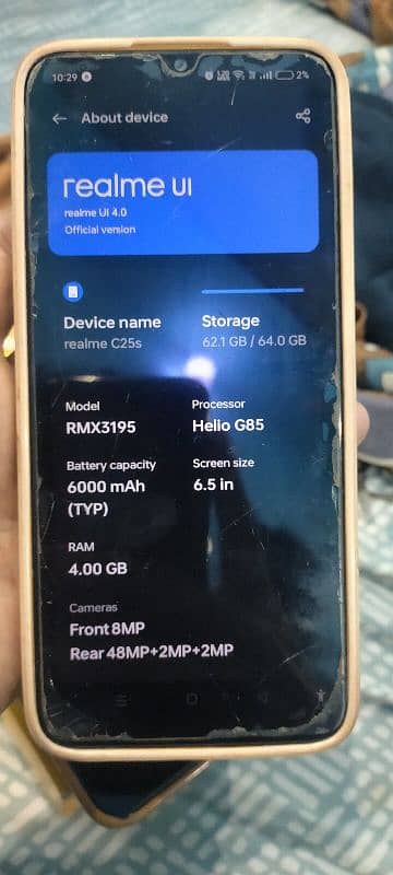 realme c 25 s limited edition 4gb/64 7