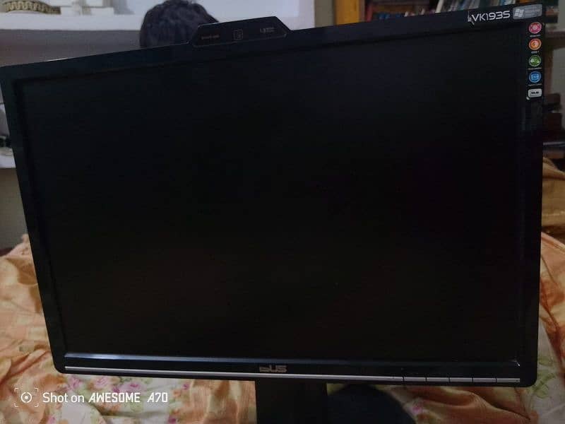 ASUS computer LCD monitor. . . VK193S 1