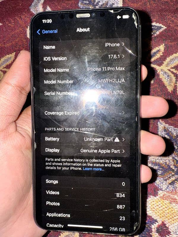 IPHONE 11 PRO MAX 256GB 6