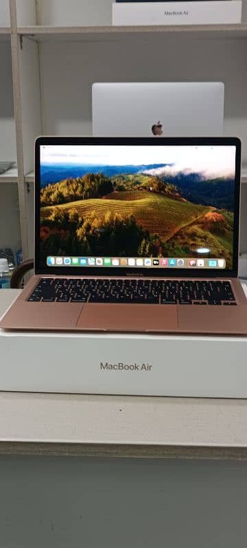 Apple Macbook Air M1 2020 13" Rose gold Complete box charger 1