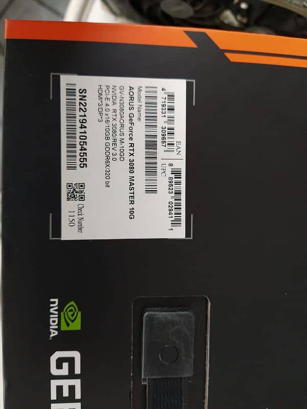 Aorus Master 3080 10GB ver 3.0. 7