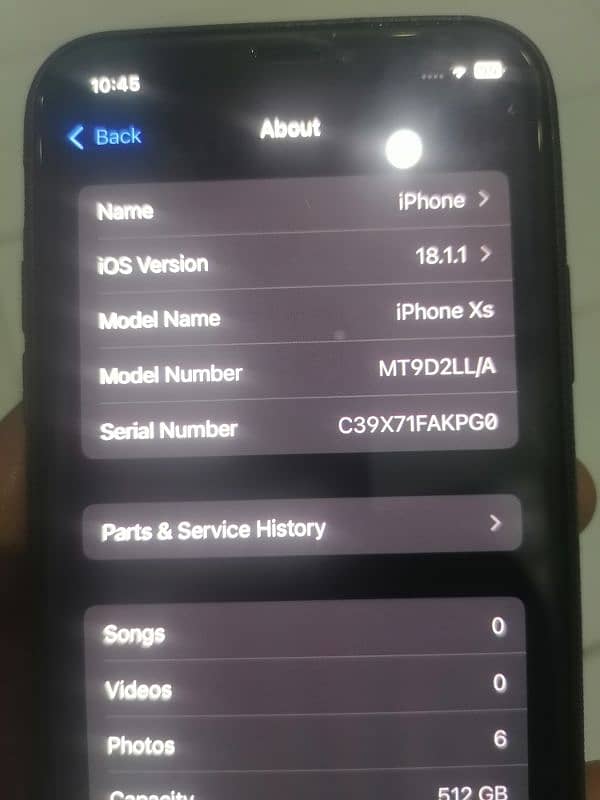 Iphone Xs 512GB Non PTA 10by9.5 Condition 6