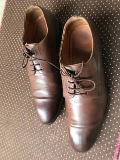 Dark brown formal shoes