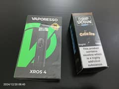 Vape eLiquid Vaporesso XROS 4 Drip Down Frosty Cola Ice