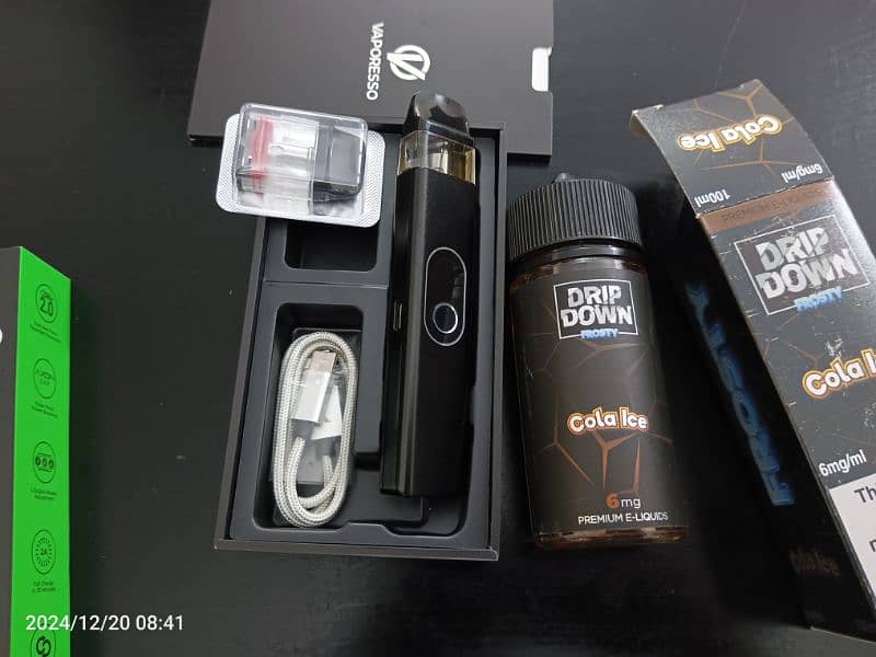 Vape eLiquid Vaporesso XROS 4 Drip Down Frosty Cola Ice 2