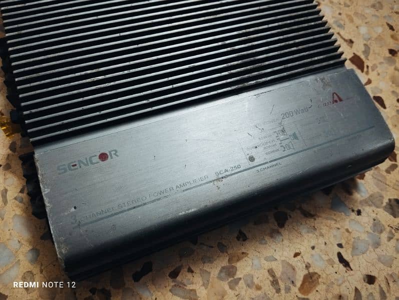 SENCOR 3 Channel Power Amp (Made in Japan) 5