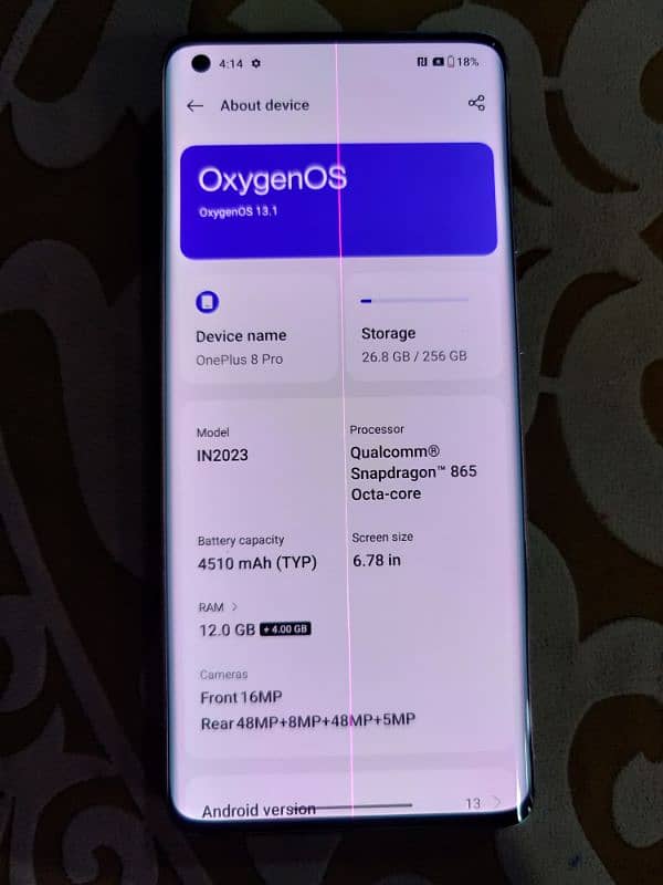 OnePlus 8 pro 12/256 Exchange possible 1