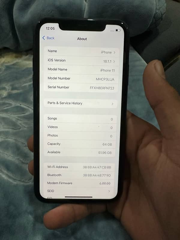 iphone 11 64gb jv non pta waterpack phone 76% battery health 8