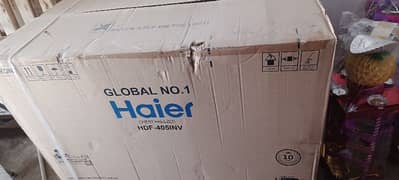 Haier inverter 405 Model deep freezer single door