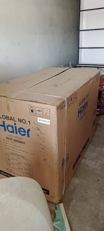 Haier inverter 405 Model deep freezer single door 2