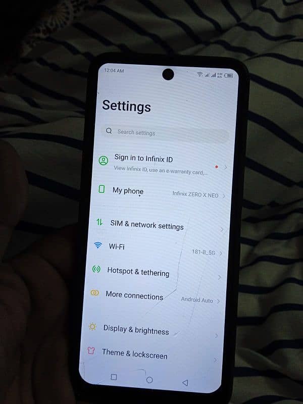 infinix zero x neo used only mobile 4