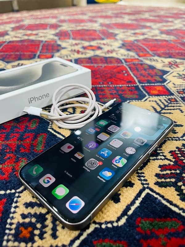 Iphone 15 pro max 256 gb (natural titanium) 7