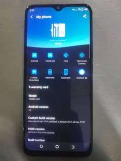 Urgent sale Tecno Pouvoir 4pro with Box.