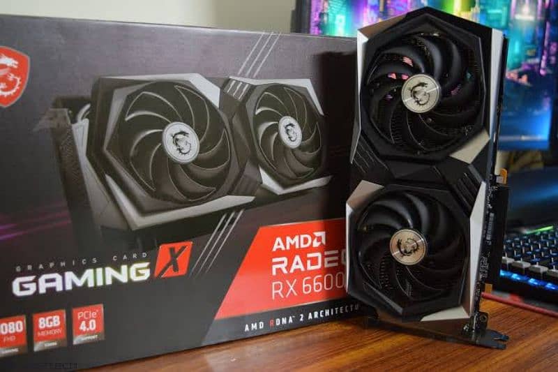 MSi Gaming X Rx 6600 xt gpu 0