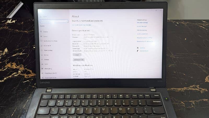 Lenovo Thinkpad T470s 12/512 6