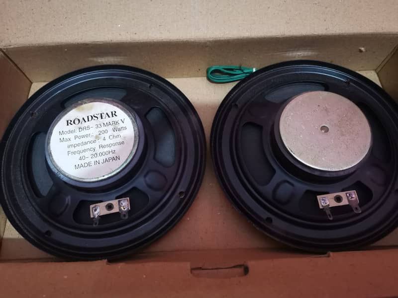 ROADSTAR CAR SPEAKERS MADE IN JAPAN 1