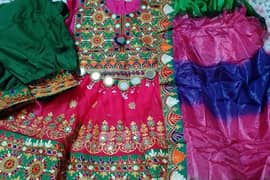 Fancy Silk Full Embroidered Dress for sale