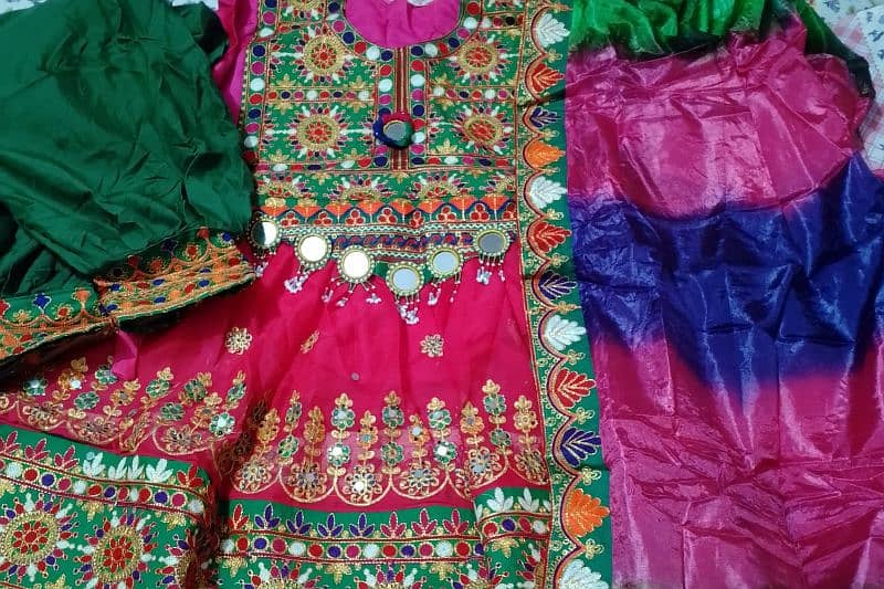 Fancy Silk Full Embroidered Dress for sale 0