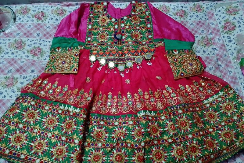 Fancy Silk Full Embroidered Dress for sale 1