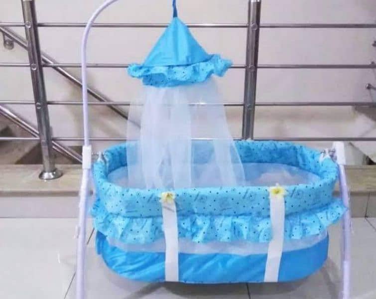 Baby Cot Swing With Mosquito Net 1