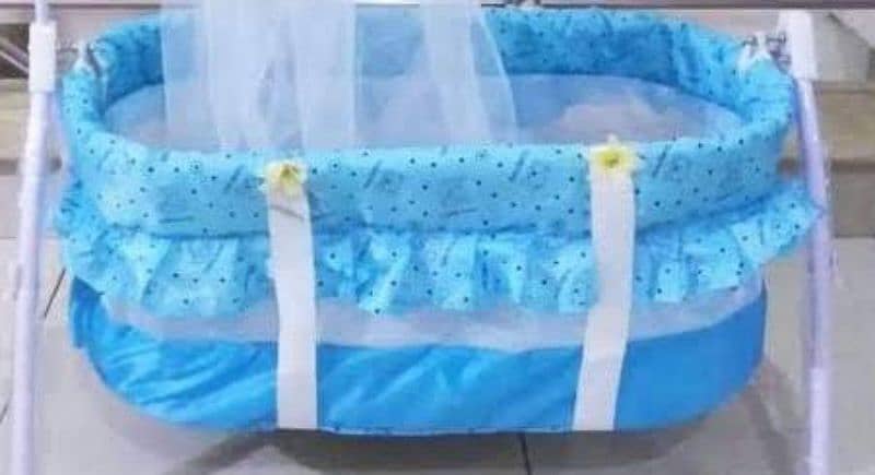 Baby Cot Swing With Mosquito Net 2