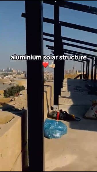 solar istructure iron and aluminum both shade made 3