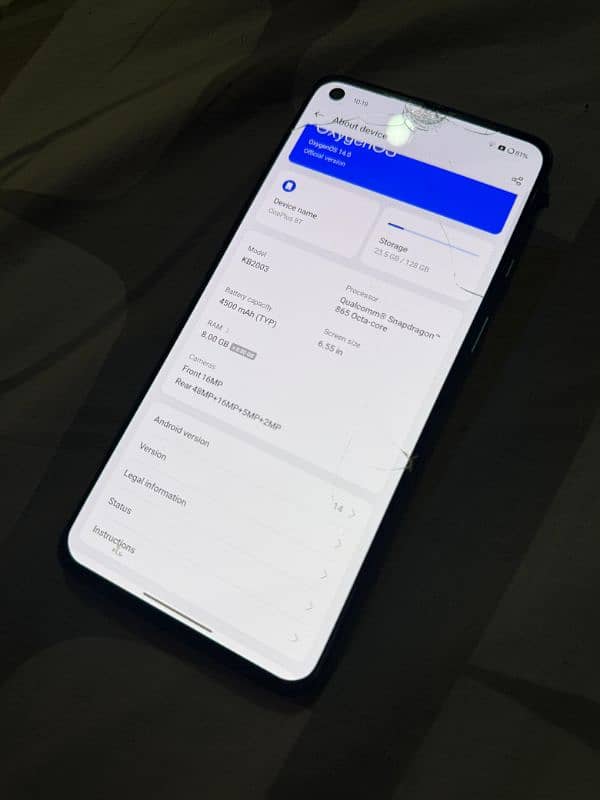 one plus 8t dual sim pta approved 8+8/128 gb for sale read add plzz 1