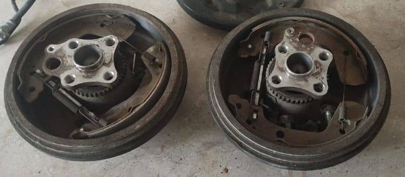 Suzuki Swift 2009-21 Complete Brake Drums, Knucles and Brake Pipe 6