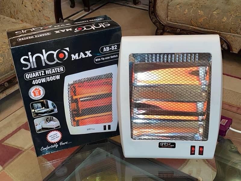 Sinbo Max Electric Box heater 400/800w Brand new 0