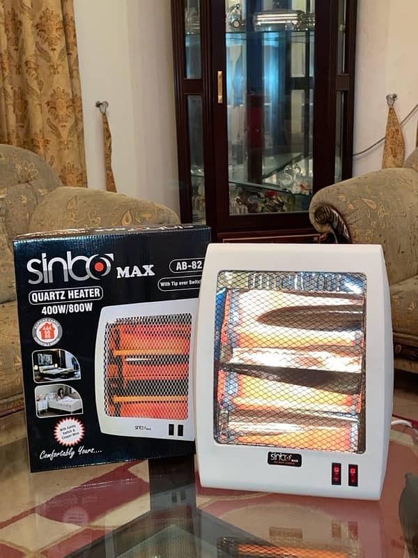 Sinbo Max Electric Box heater 400/800w Brand new 2