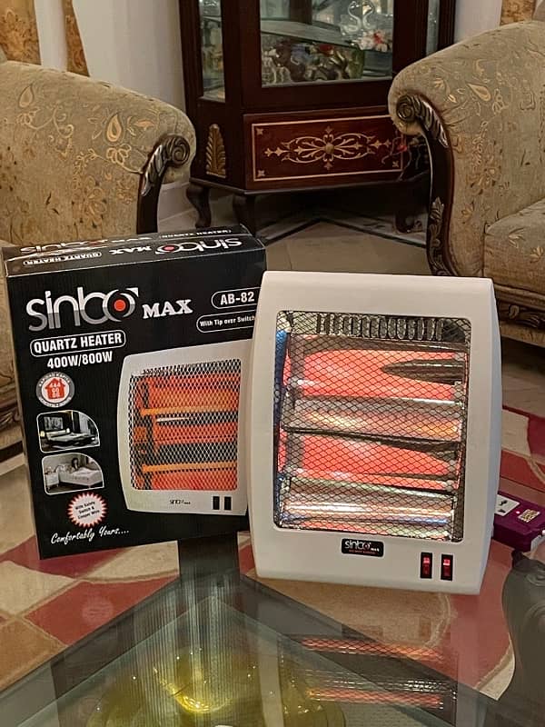 Sinbo Max Electric Box heater 400/800w Brand new 4