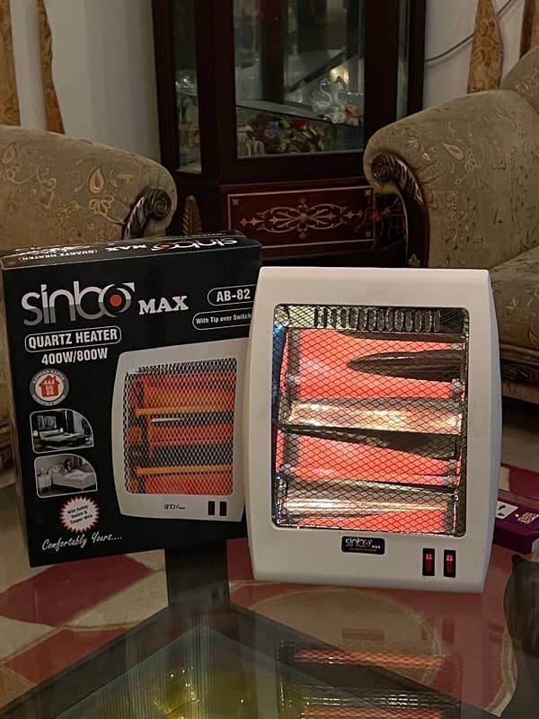 Sinbo Max Electric Box heater 400/800w Brand new 5