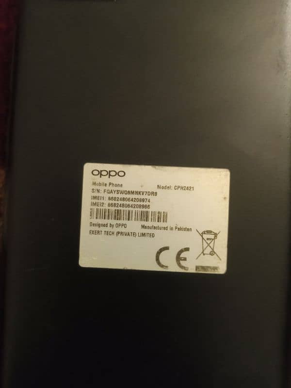 Oppo A 16 E 4/64 Good Condition with box 1