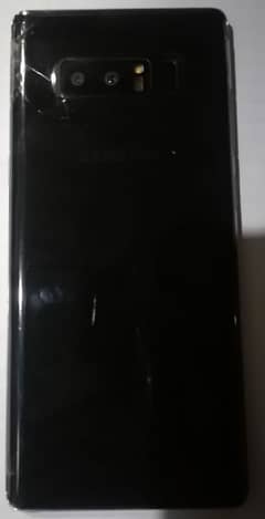 Samsung note 8 6gb 64gb official pta Only Shade Back cracked bki allok