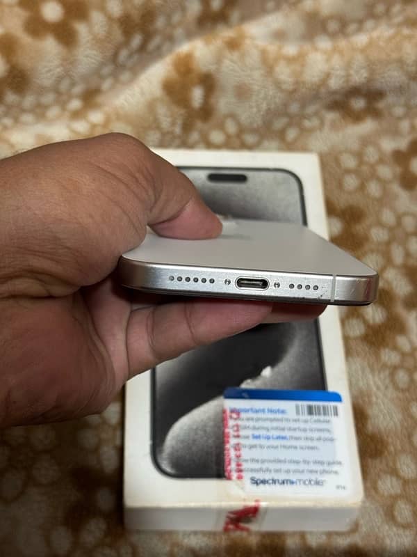 iphone 15 pro max 256gb non pta jv white titanium for sale 2