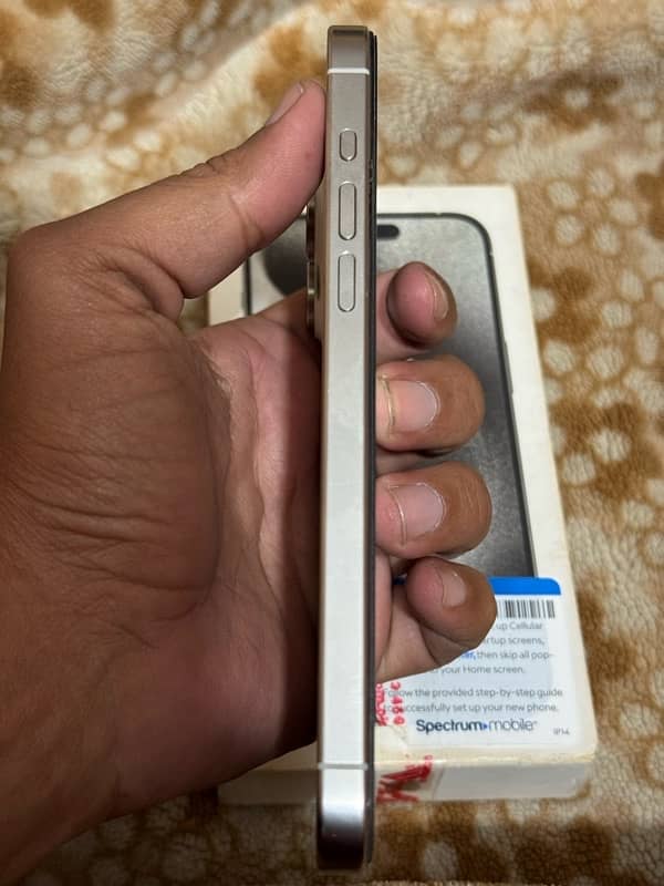 iphone 15 pro max 256gb non pta jv white titanium for sale 5