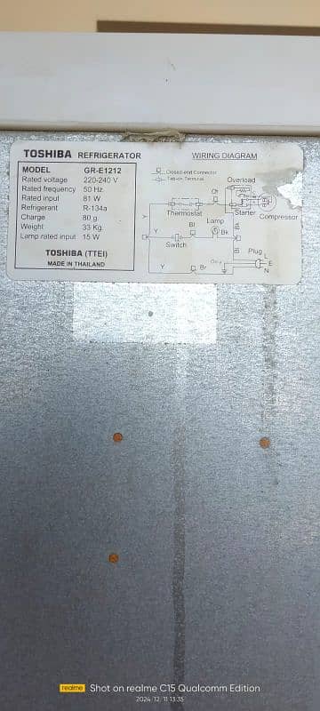 "TOSHIBA" ROOM FRIDGE FOR URGENT SALE 4