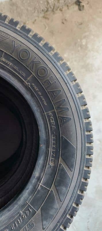 12" Japani YOKOHAMA tyres for mehran FX Bolan 3