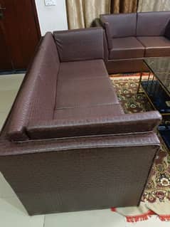 sofa set with table