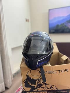 HELMET VECTOR VT-254 FLIPUP - DUAL VISOR - DOT APPROVED Large