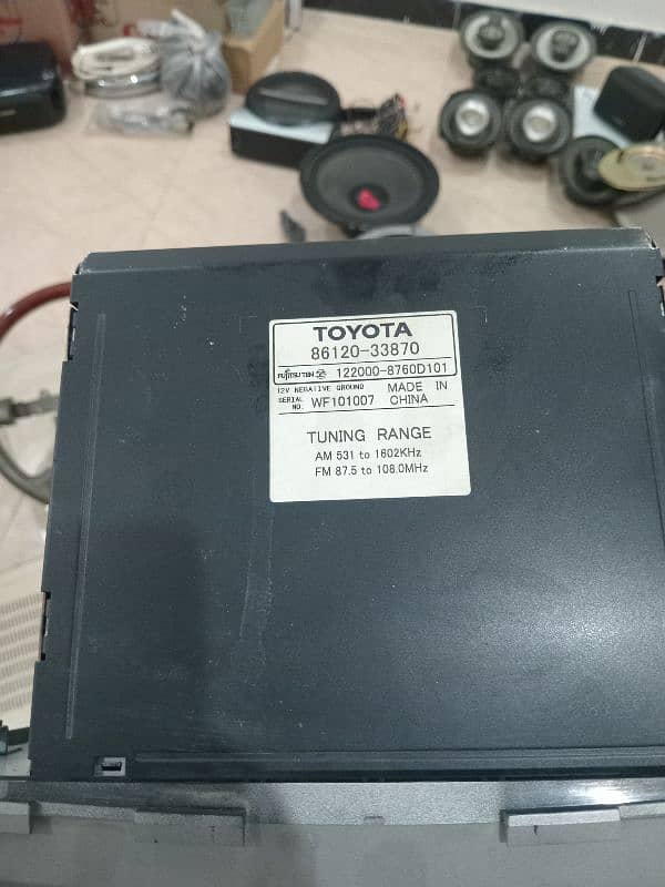 Camry Xv40 2000 to 2009 orignal Toyota inforntainment system 2