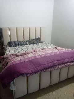 DOUBLE BED WITH MATTRESS