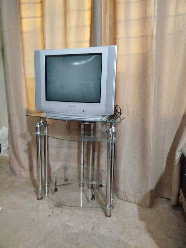 TV with trolly 5